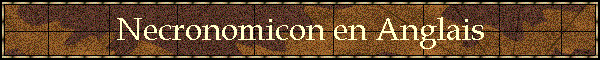 Necronomicon en Anglais